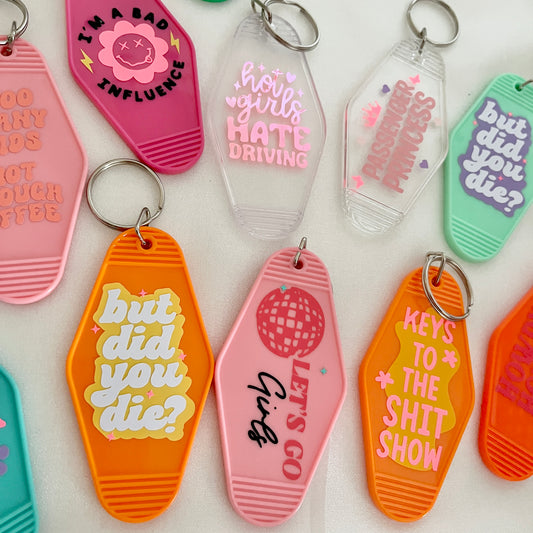 Motel Keychains