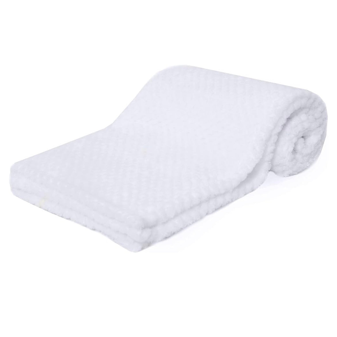 White baby blanket