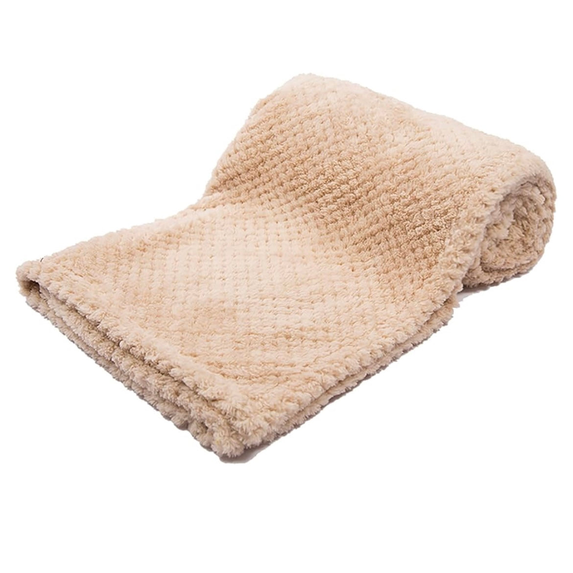 Beige baby blanket