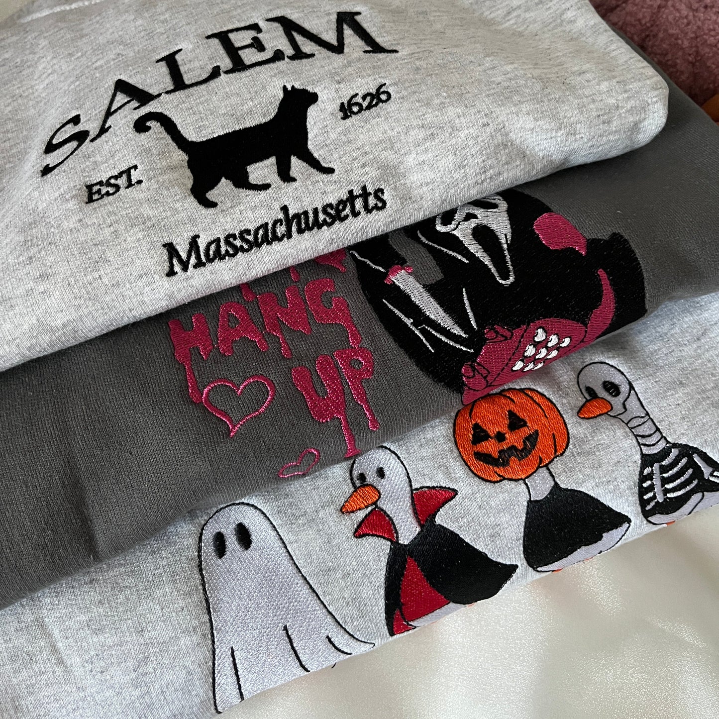 🍂🎃✨ Sample Sale ✨🎃🍂 Embroidered Sweatshirts