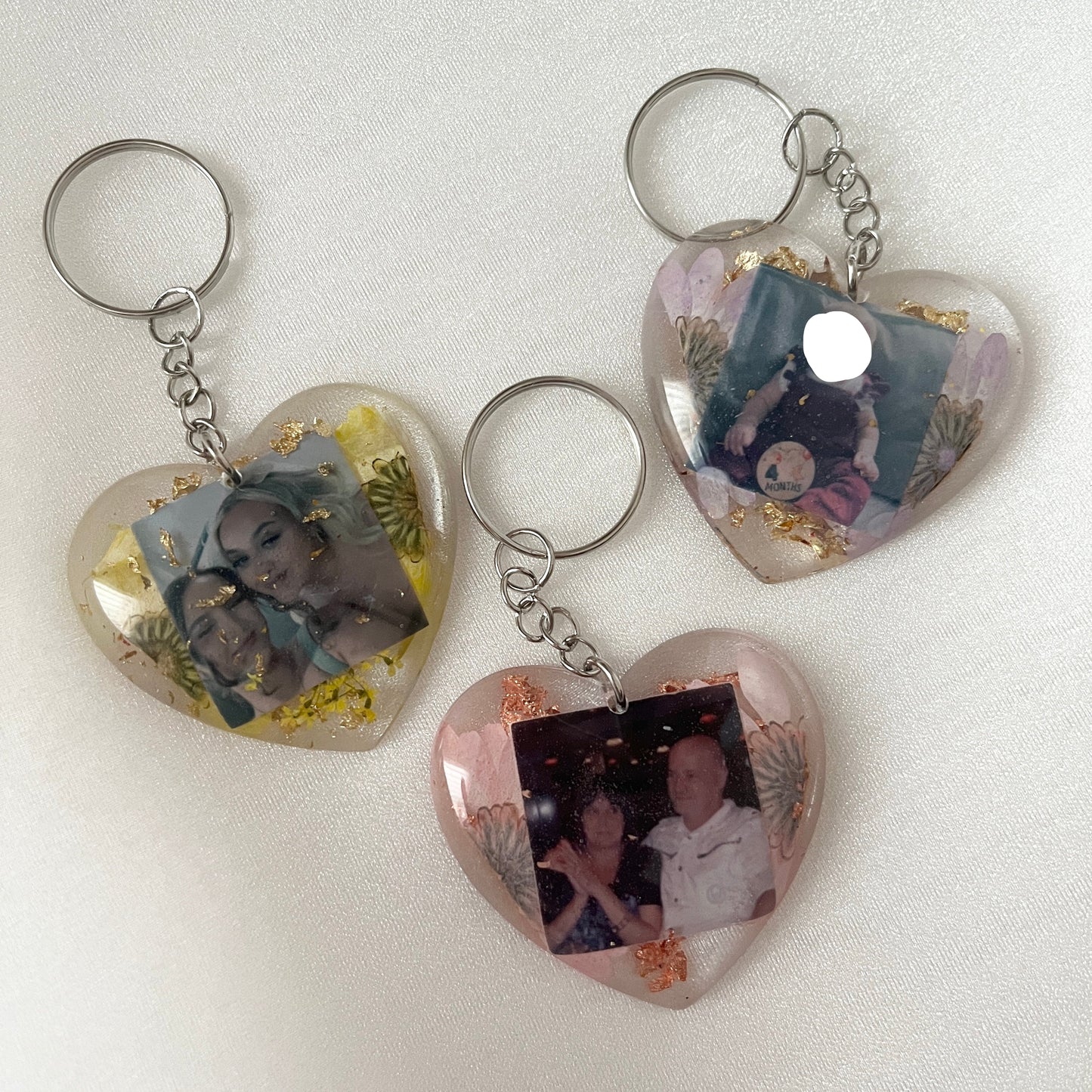 Personalised Photo Resin Keyring