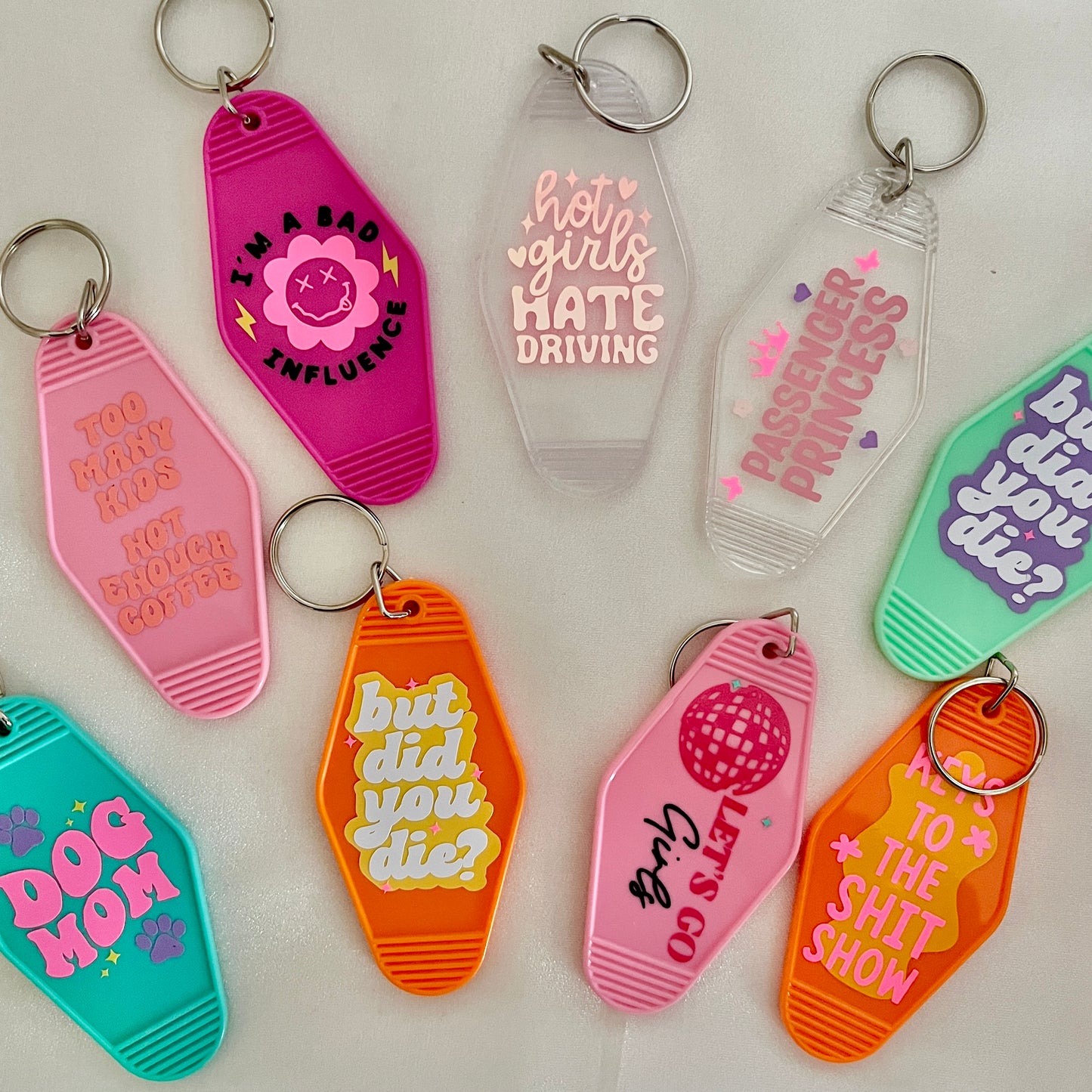 Motel Keychains