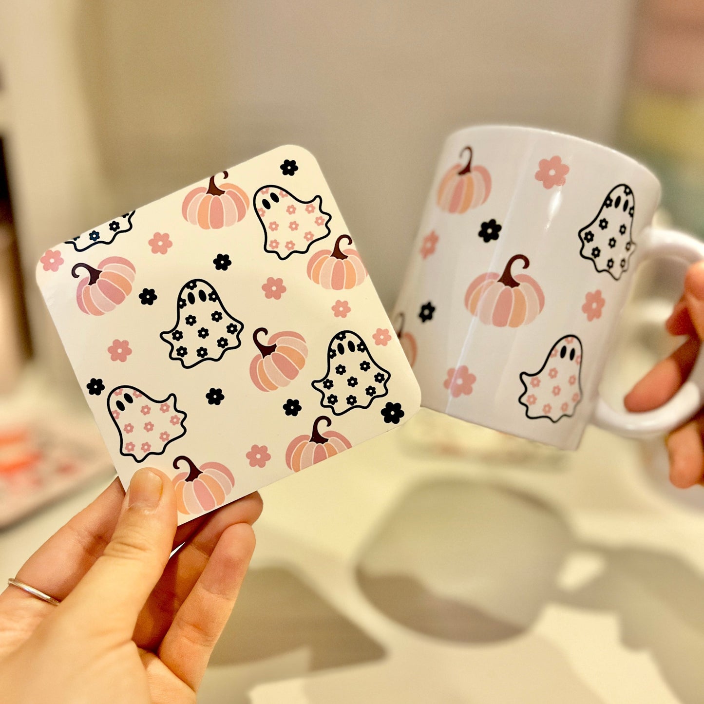 Pink Spooky Mug
