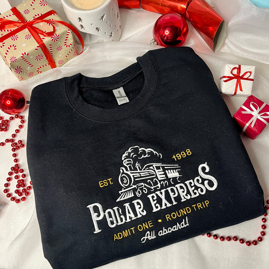 Polar Express Embroidered Sweatshirt
