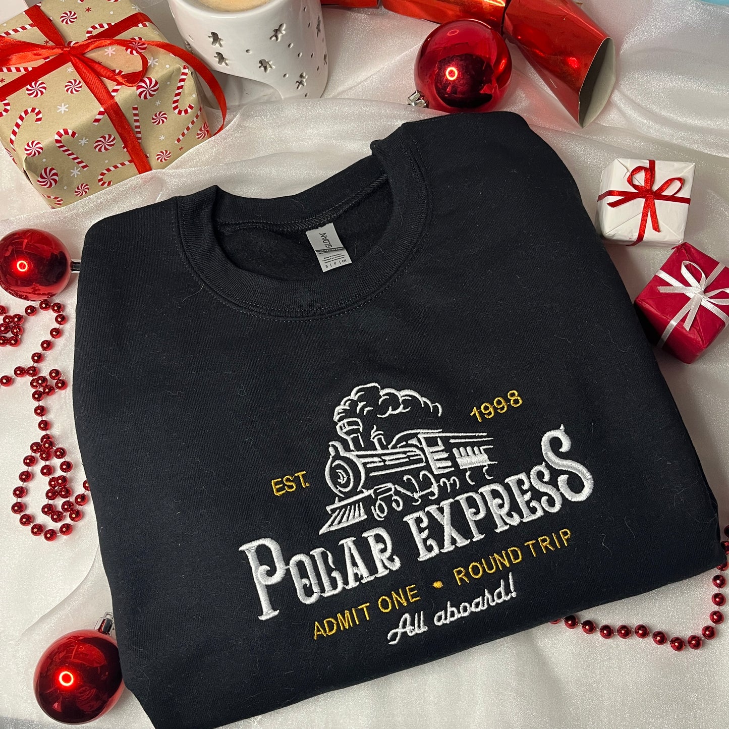 Polar Express Embroidered Sweatshirt