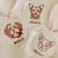 Personalised Acrylic Dog Breed Bauble