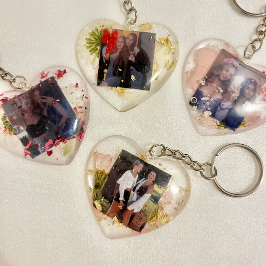 Personalised Photo Resin Keyring