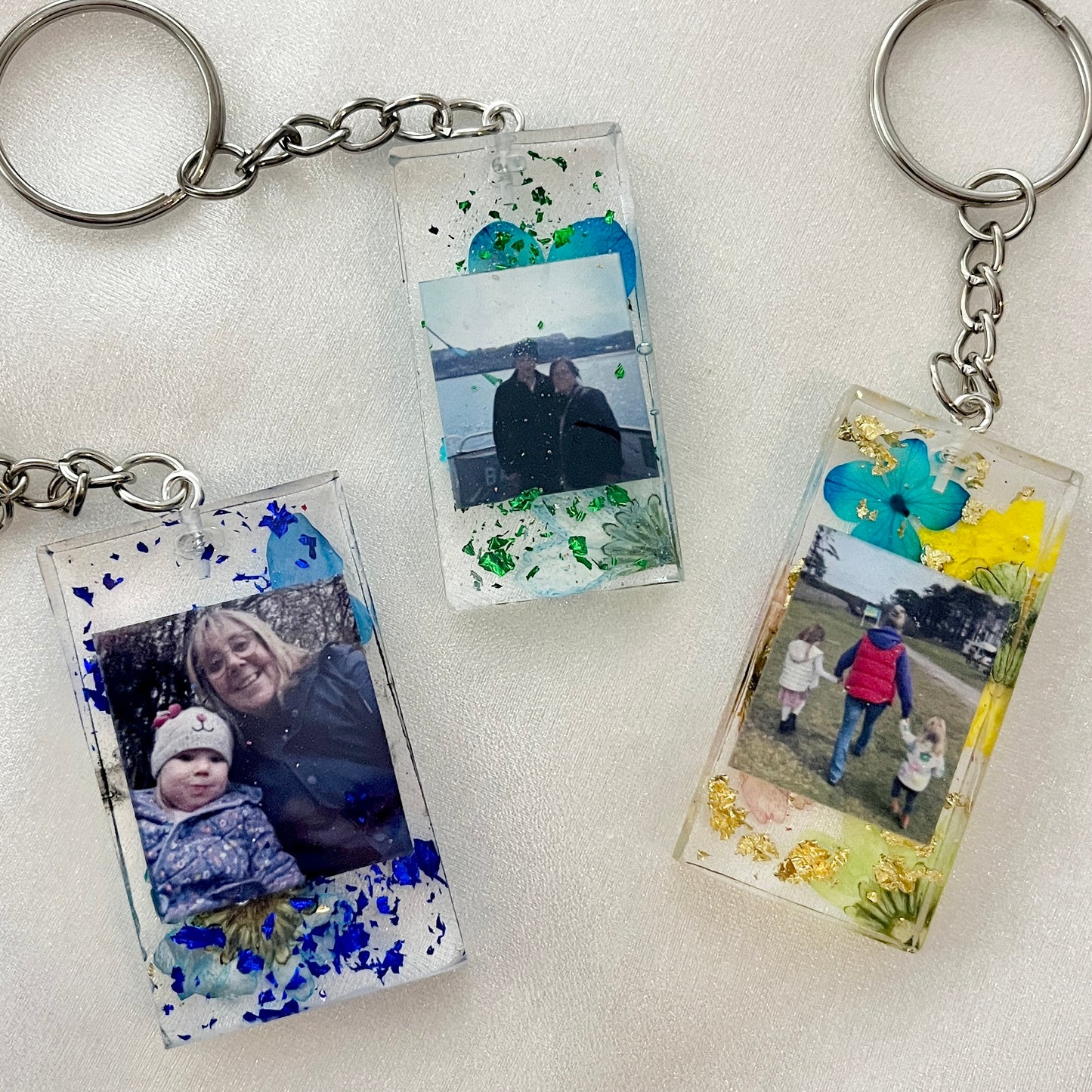 Personalised Photo Resin Keyring
