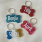 Personalised Resin Dog Name Tag