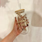 Fueled By Books & Coffee Libbey Glass With Lid & Straw