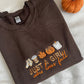 Just A Girl Who Loves Fall Embroidered Sweatshirt