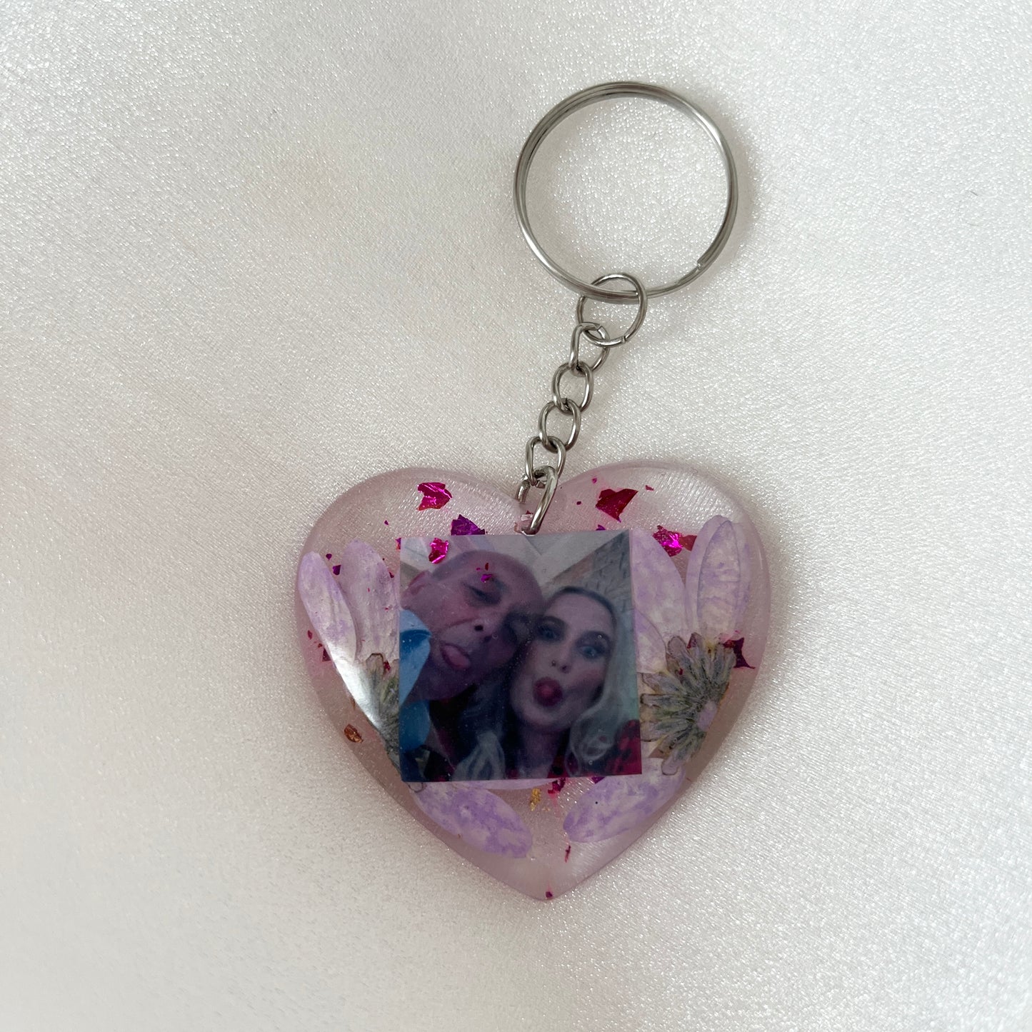 Personalised Photo Resin Keyring