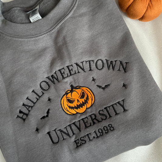 HalloweenTown University Embroidered Sweatshirt- Kids