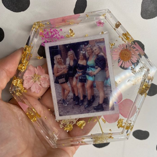 Personalised Resin Photo Coaster