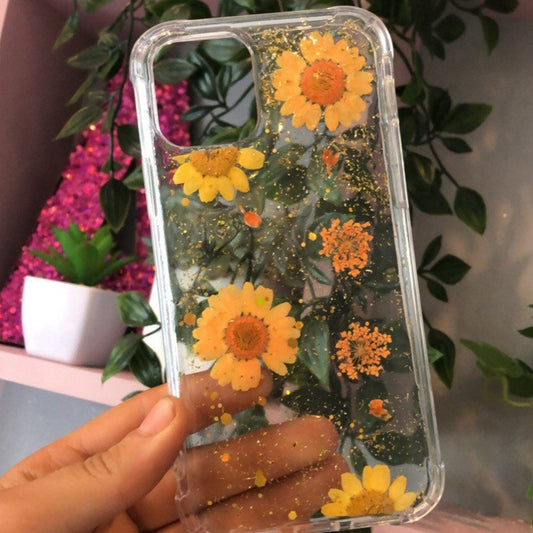Resin iPhone Flower Phone Case