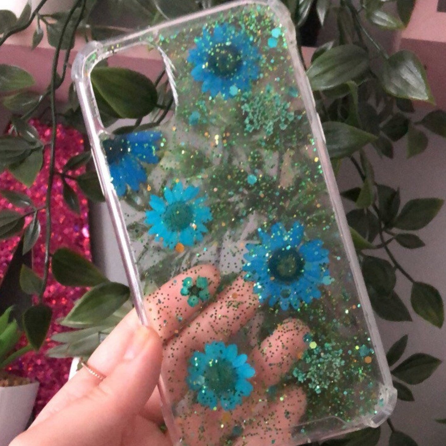 Resin iPhone Flower Phone Case