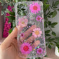 Resin iPhone Flower Phone Case
